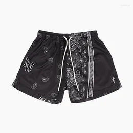 Men's Shorts 2024 Designer Shorts Paisley Mesh Gym Basketball Running Women's Beach Casual Quick Drying Basic