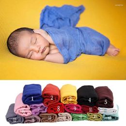 Blankets Solid Born Wrapping Towels Pography Props Baby Po Background Bed Wrap Shawl Girl Receiving Infant Sleeping Bag