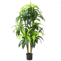 Decorative Flowers 1.8M Simulation Brazil Wood Plant Lifelike For Home Indoor Floor Decoration Garden Pots And Planter Fake Green Tree