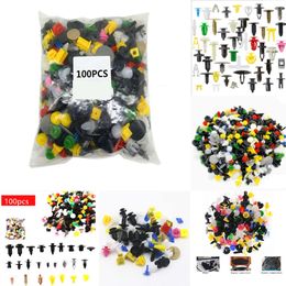 New 100Pcs Car Plastic Fastener Accessories For Renault Megane Duster Logan Clio 4 3 Laguna Sandero Scenic 2 Captur