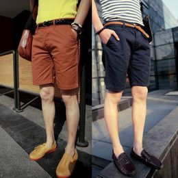 Men's Shorts Summer Plus Size Casual Retro Cargo Korean Slim Straigh