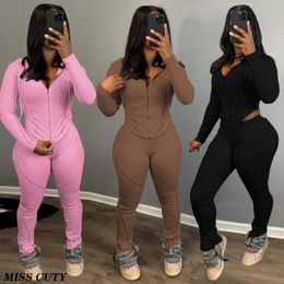 Women's Two Piece Pants Winter Pant Sets Joggers Women Tracksuits 2024 Y2K Streetwear Outfits Hoodie Tops Jacket Sweatsuits