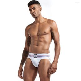 Underpants JOCKMAIL Jockstrap Athletic Supporter Stretch Mesh Pouch Supporters For Men Gym Fitness Outdoor Inner Wear