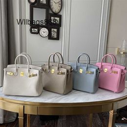 Genuine Leather Handbag Bk L Is Applicable to 2023 New Bag Litchi Grain Leather Handbag Cow Leather Large Capacity Womens Bag Pure Leather Sheet WVMY