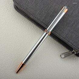 Luxury Quality 166 Metal Business Office Medium Nib Ballpoint Pen School Students Stationery Supplies