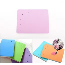 Baking Moulds DIY Tool Colorful Five Hole Square Sugar Flower Shaped Mat Drying Plastic