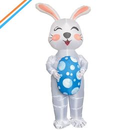 5.9FT Inflatable Easter Bunny Decorations Easter Rabbit Inflatable Toys for Party Outdoor Home Garden Decor