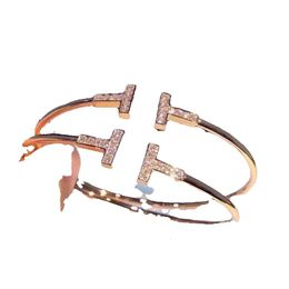 Armband, klassischer Diamant-Designer-Schmuck, Roségold-Armreif für Damen und Herren, Geburtstagsgeschenk