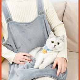 Cat Carriers Clothes Not StickyHolder Carrier Apron Velvet Pet Sleeping Chest With Pocket For Holding