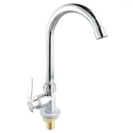 Bathroom Sink Faucets High Quality Kitchen Faucet Swivel Spout Soft Bubble Durable Parts Silver Single Cold Water D