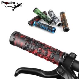 Propalm Bicycle Grips AntiSkid Comfortable Rubber Bike Handlebars Lockon Mountain Road Handle Bar For Cycling 240318