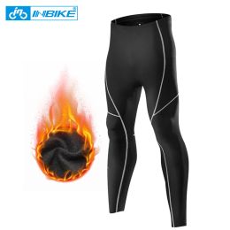 Pants INBIKE Men's Compression Pants Tights Winter Warm Sports Leggings for Running Workout Tights with Pockets Sportswear Clothing