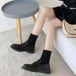 Boots 2022 Women's Small Thin Boots Women's Ankle Boots Fashionable Stylish Socks Boots 2377