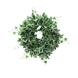 Decorative Flowers Holiday Home Decoration Leaf Simulation Garland Green For Door