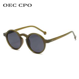 Sunglasses Retro round sunglasses for womens classic leopard green sunshade glasses for mens fashionable rivet decorative glasses UV400 goggles J240330