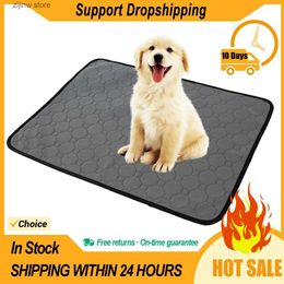 kennels pens Dog urine pad can be reused absorbent diaper can be washed dog training pad is easy to dry pet bed urine pad is used for pet car seat cover Y240322