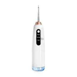 Other Appliances Cordless dental irrigator with 5 water pressure settings and 300ml reservoir IPX7 dental waterproof soft pad (HF6) H240322