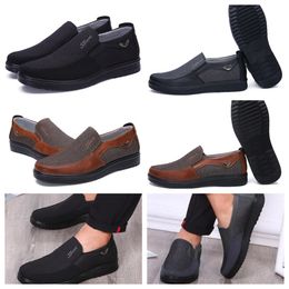 Casual Shoes GAI sneaker sport Cloth Shoe Men Single Business Classic Top Shoes Soft Sole Slipper Flat Leathers Men Shoes Black comfort soft size 38-50