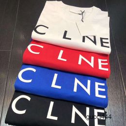 Designer mens cel ne celi celins celnes ceine 2023 Ces Mens tshirts pure cotton shortsleeved t shirts fashion casual Arc and womens tshirt couple De unisex lette G6BS