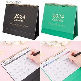 Calendar Desktop Standing Calendar 2024 Desktop Monthly Planner Table Office Mini Tablet Schedule Daily Holiday Y240322