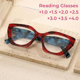 Sunglasses Women Butterfly Shaped Color Frame Optical Glasses in Cat Eye Reading Anti Blue Light Computer Hyperopia