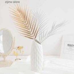 Faux Floral Greenery 3Pcs Artificial Plants Tropical Palm Tree Leaves Home Garden Decoration Accessories Photography Prop Christmas Wedding Supplies Y240322