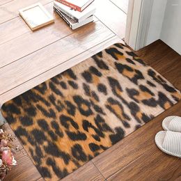 Carpets 3D Three Dimensional Simulation Bedroom Mat Tiger Skin Pattern Doormat Flannel Carpet Entrance Door Rug Home Decoration