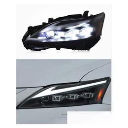 Led Daytime Running Car Head Light For Lexus Ct200 Ct200H Headlight 2012- Dynamic Turn Signal High Beam Lamp Drop Delivery Automobiles Otgym