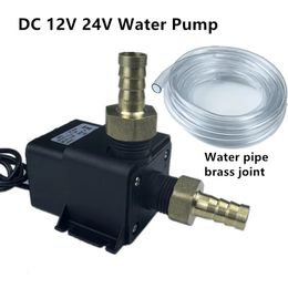 800L/H 5M DC 12V 24V Solar Brushless Motor Circulation Water Pump Ultra-quiet Submersible Pump 1/2 Brass Connexion Pumps 240308