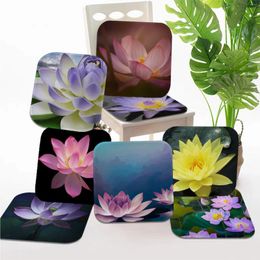 Pillow Chinese Style Lotus Mat Art Stool Pad Patio Home Kitchen Office Chair Seat Pads Sofa 40x40cm
