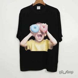 Desiger Shirts Adlv The Highest Qualityt-Shirts Korea Fashion Brand Adlv Teddy Bear Short Sleeve Doughnut Girls' T-Shirt Couple's Half Sweep Size 11 Dieo 8845