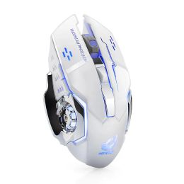 Mice Free Wolf X8 Silent 2.4GHz 2400DPI 6 Keys Wireless Optical Mouse USB Receiver Wireless Optical Mouse