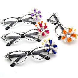 Hot Selling New Dance Parties, Flower Sunglasses, Decorative Diamond Studded Glasses