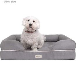 kennels pens Authentic dog sofa Memory foam pad Waterproof lining Calm dog sofa Washable bedspread Bed and furniture Chester Y240322
