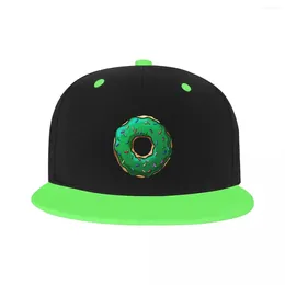 Ball Caps Classic Green Bread Donut Hip Hop Baseball Cap For Men Women Personalised Snapback Unisex Doughnut Dad Hat Spring