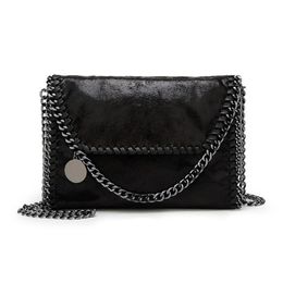 Womens Bag Handbags Casual Chain One-Shoulder Messenger Bag Trendy Lady Small Flap Cross Body Bags Clutch Purses Sac a Main 240314