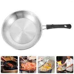 Pans Pan No-stick Rounded Stainless Pot Non-stick Frying Ceramic Saucepan Breakfast Steel Cookware Fired Dish Wok Ceramics