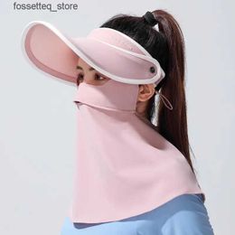 Fashion Face Masks Neck Gaiter 2017 Summer Sunscreen Hat Adjustable Womens Outdoor Cycling Neck Shl Breathable Face Towel Goggles L240322