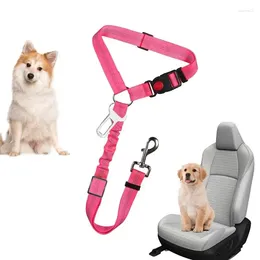 Dog Collars Seat Belt Harness Safety Harnesses Portable Headrest Car For Medium Small Puppies