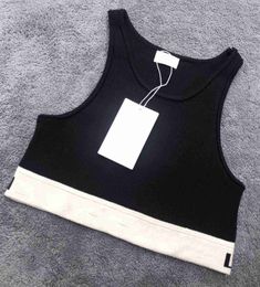 レディースTシャツの女性服タンクトップレディースナーTシャツブラックホワイトレター夏の短袖レディース衣料サイズS-270W