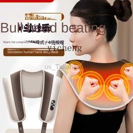 Massaging Neck Pillowws XL Neck Massager Instrument Shoulder and Tapping Artifact Back Waist Multifunctional Electric 240322