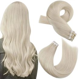 Extensions Moresoo Tape in Hair Human Hair Extensions 100% Real Remy 1214INCH Skin Weft Hair Adhesive Tape in Hair Extensions for Women