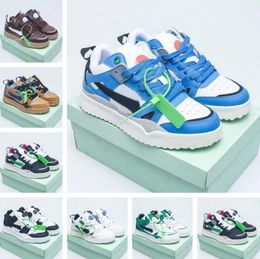 Luxury Designer Men Out Of Office Sneakers Shoes Mesh Leather Man Virgil Sports Abloh Low-top Leather Platform Sole Casual Walking Skate Shoe Size38-45 With Box