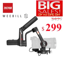 Heads Zhiyun Weebill S 3Axis Gimbal Stabilizer for Mirrorless and DSLR Cameras Like Sony A7M3 Nikon D850 Z7 300% Improved Motor