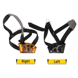 Accessories Right Or Left Foot Ascenders Equipment For Rock Climbing Tree Rigging Mountaineering Abseiling Rock Climbing Arborist Gear