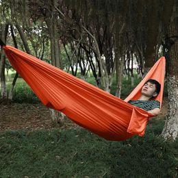 Hammocks Ultralight Outdoor Camping Nylon Pendant Sleep Swinging Tree Bed Garden Backyard Furniture Hanger Single Hanger Chair Hanger Y240322