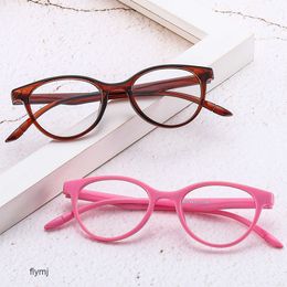 2 Pcs Fashion Luxury Designer 2023 Childrens Flat Mirror Decorative Toy Glasses Round Frame Korean Edition Trendy Instagram Style Myopia Glasses Ultra Light