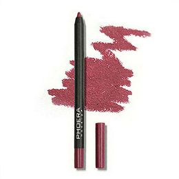 Waterproof Matte Lipliner Pencil Sexy Red Contour Tint Lipstick Lasting Non-stick Cup Moisturising Lips Makeup Cosmetic 12Color A79