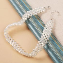 Chains Bohemian Style Imitation Pearl Necklace Elegant Luxury Sweater Chain Trend Personality Design Clavicular Jewellery Gift