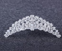 Luxury European and American wind is pure manual bride diamond hair hoop crown crown jewelry crystal decoration3779947